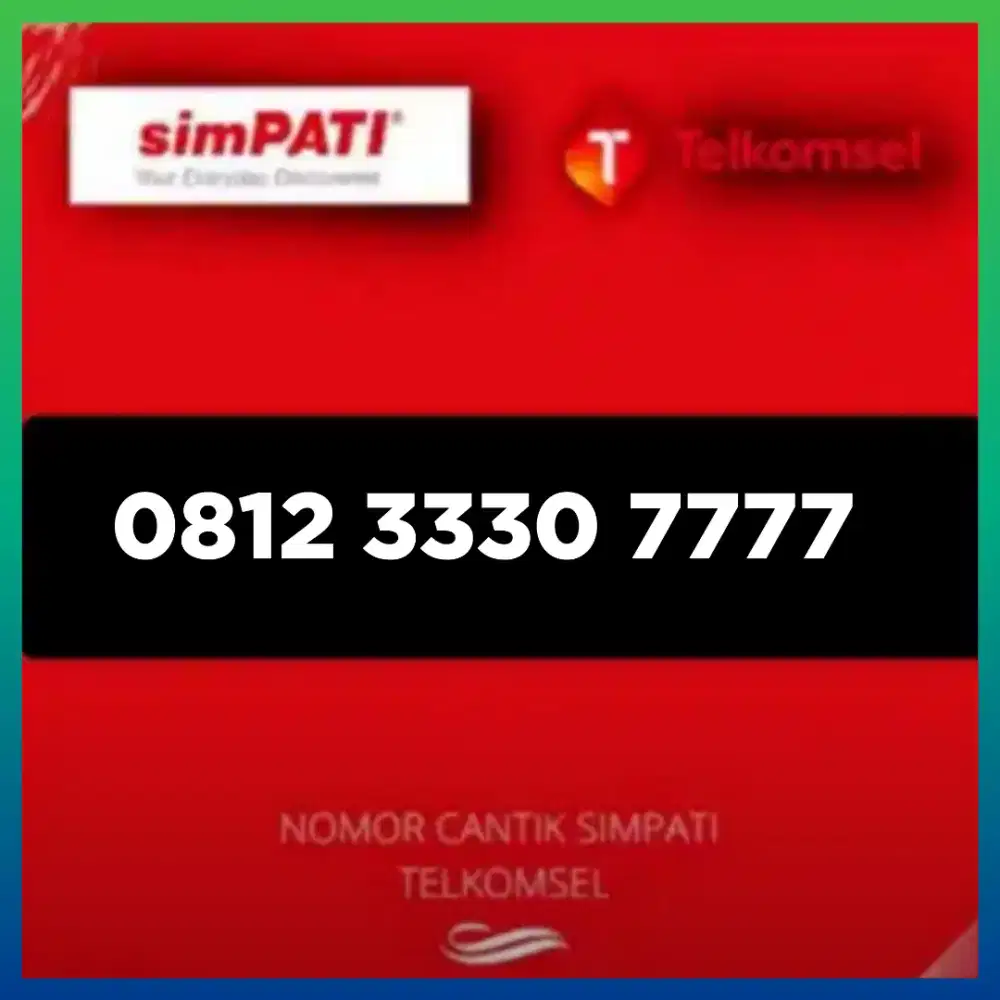 Perdana nomor cantik simpati Telkomsel super