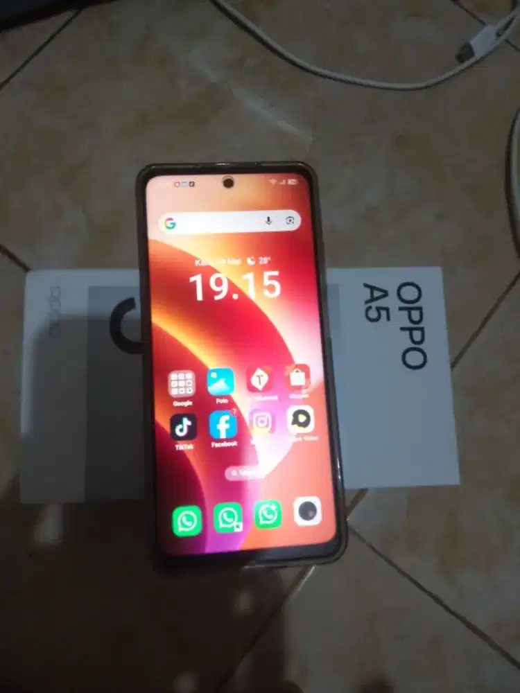 JUAL OPPO A5 2025 8/256 LENGKAP NOKEN