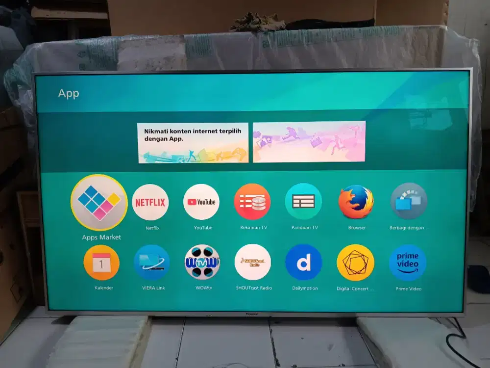 Panasonic 65 inch smart tv 4k (minus)