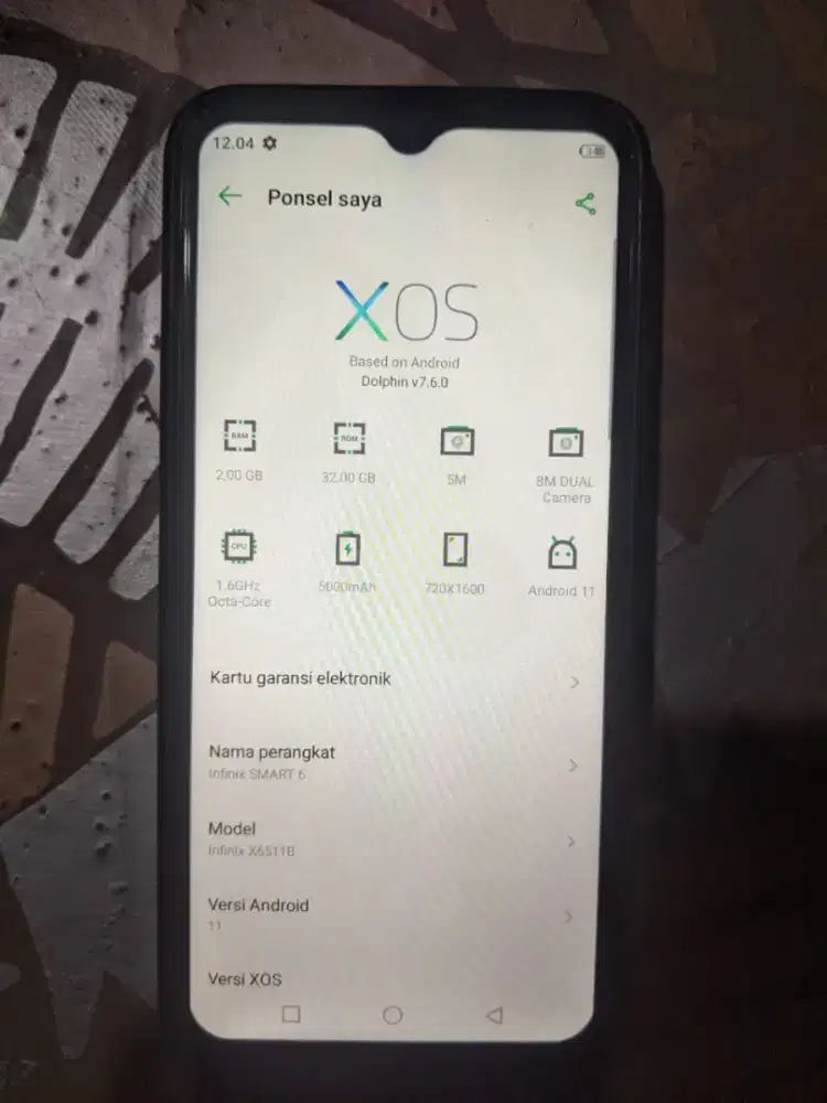 Dijual murah dan cepat hp infinix