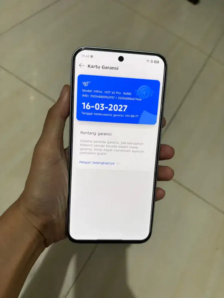 Infinix hot 60 pro 8+8/256