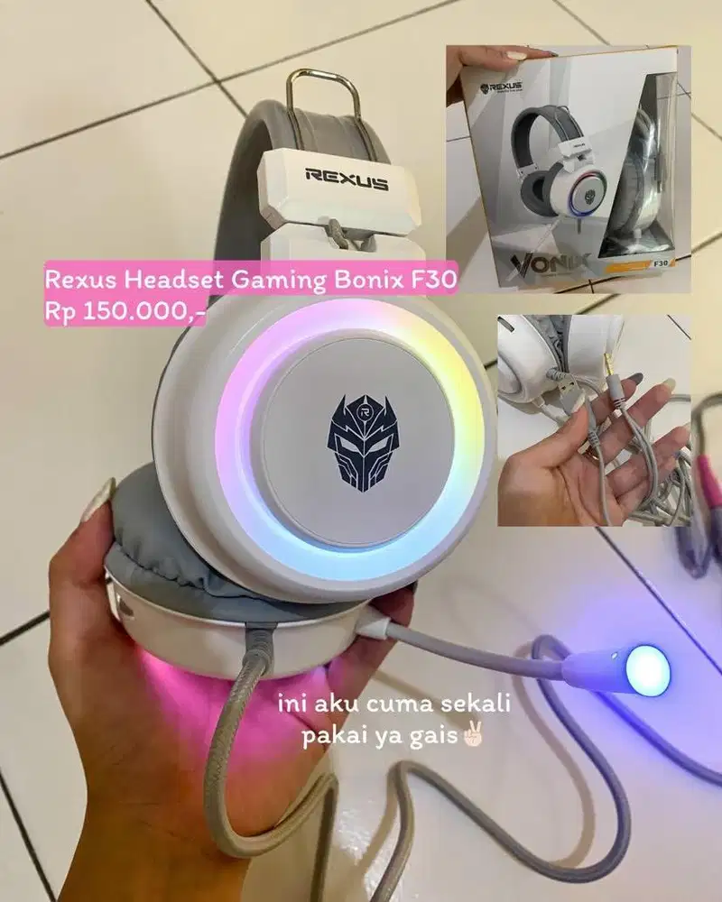 Rexus Headset Gaming Bonix F30