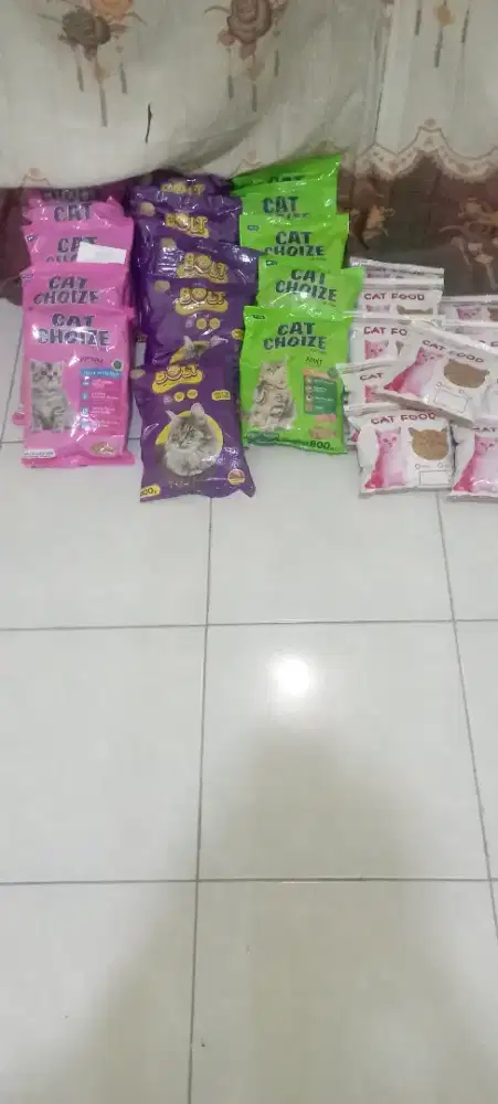 Jual semua pakan kucing
