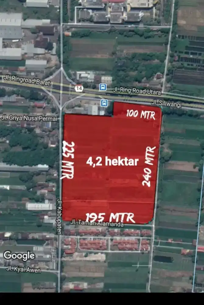Tanah Sawah 4.2hektar