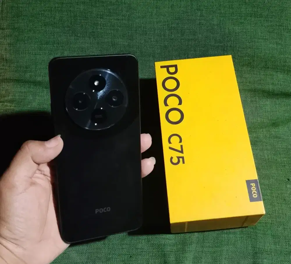 Poco C75 NFC ram 6+6/128 Fullset ori + softcase!.