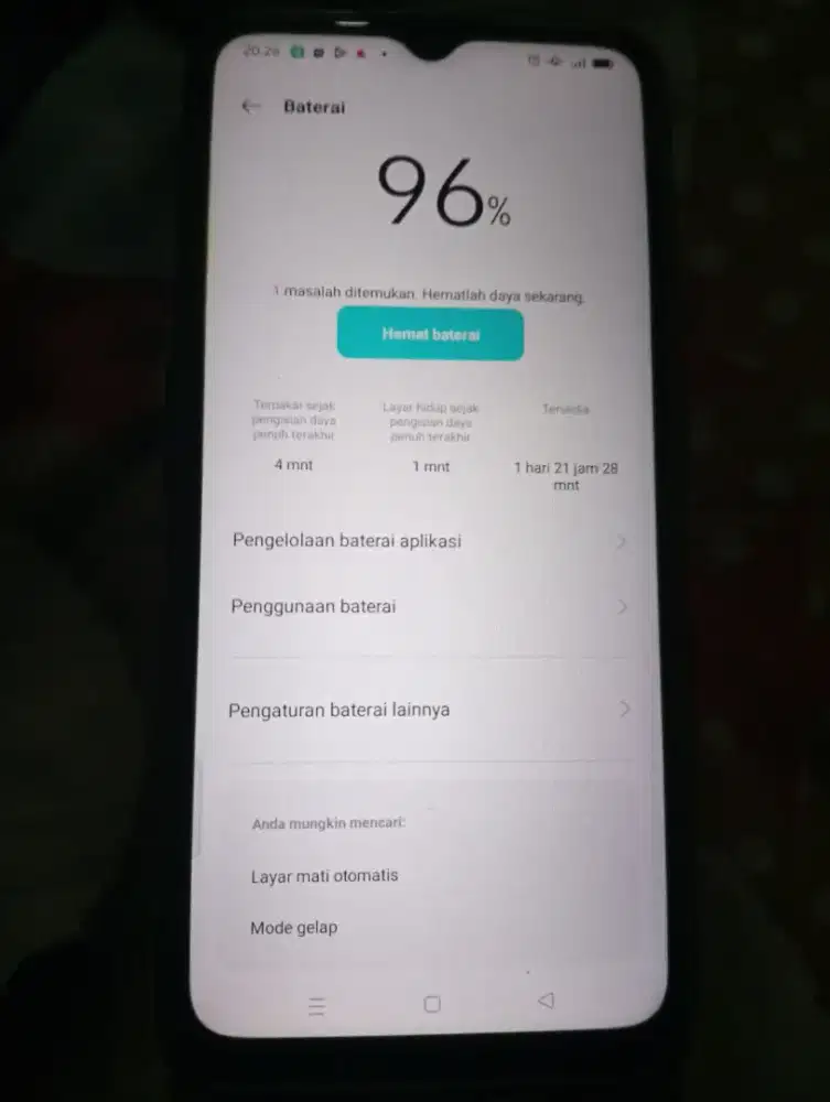 Hp Oppo a9 2020 ram 8gb Rom 128gb