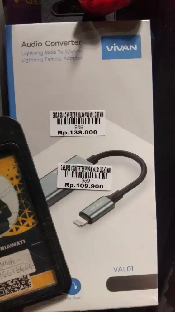 USB CONVERTER VIVAN VAL01 LIGHTNING  | ATLANTIS DAHSYAT