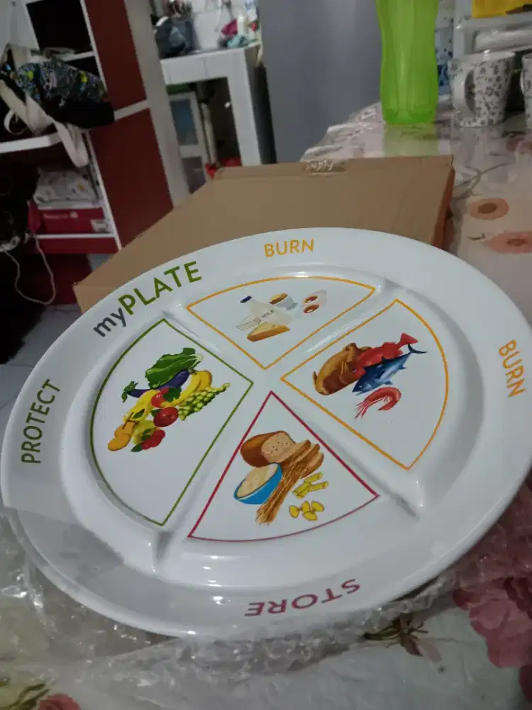 Jual piring porcelain