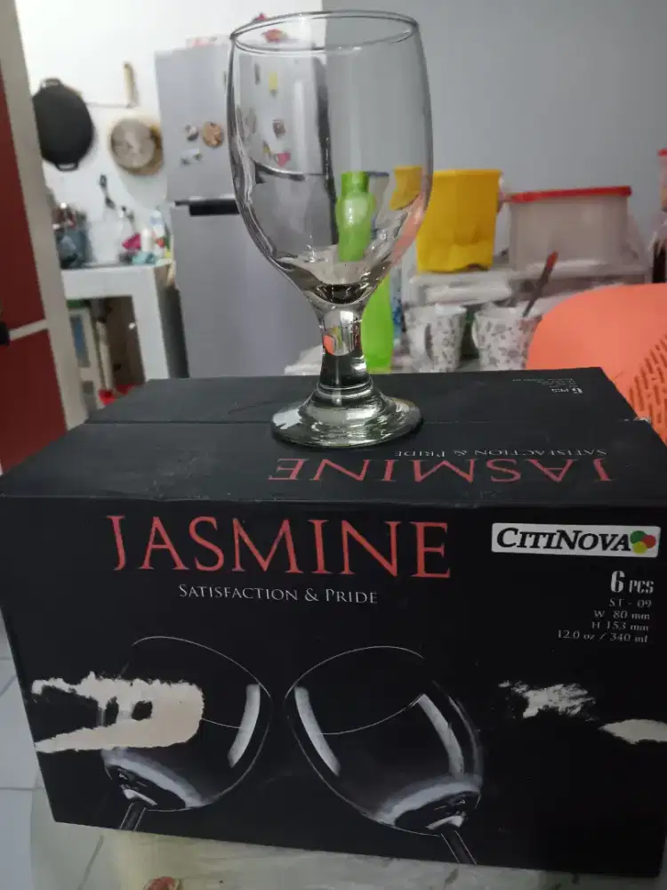 Jual gelas wine isi 6 new