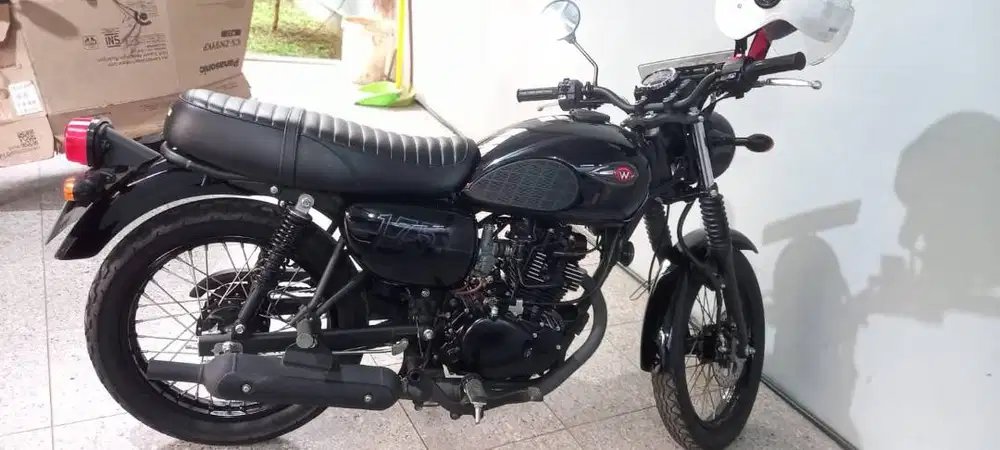 [ANTI REKAYASA] Kawasaki W175 SE 2021 Hitam – KM 461 REAL, Full Ori &