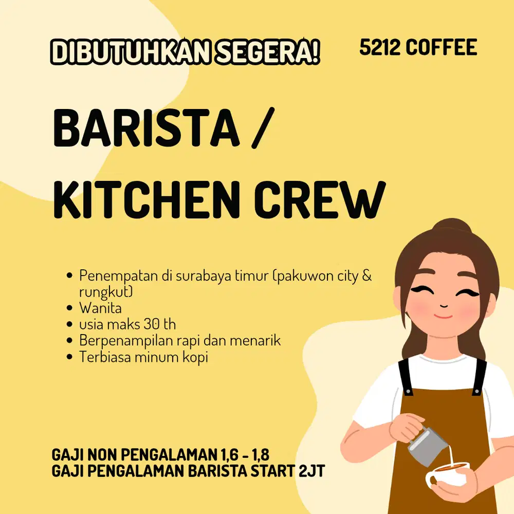 Barista & Kitchen Crew