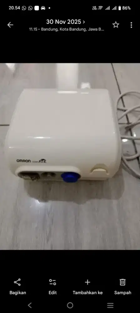 Alat Nebulizer merk omron