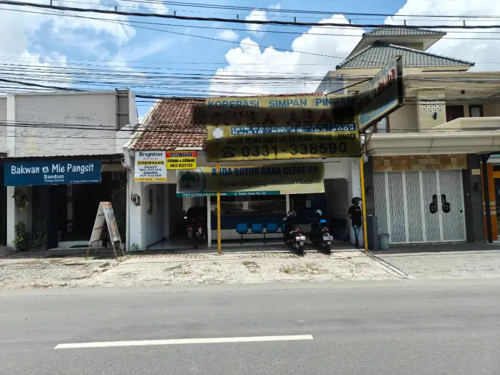 Disewakan Rumah Pinggir Jalan Teuku Umar