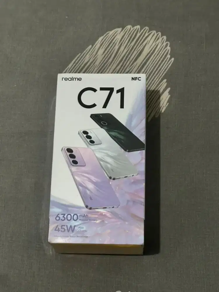 Realme C71 Ram 4/128GB NFC segel ori resmi
