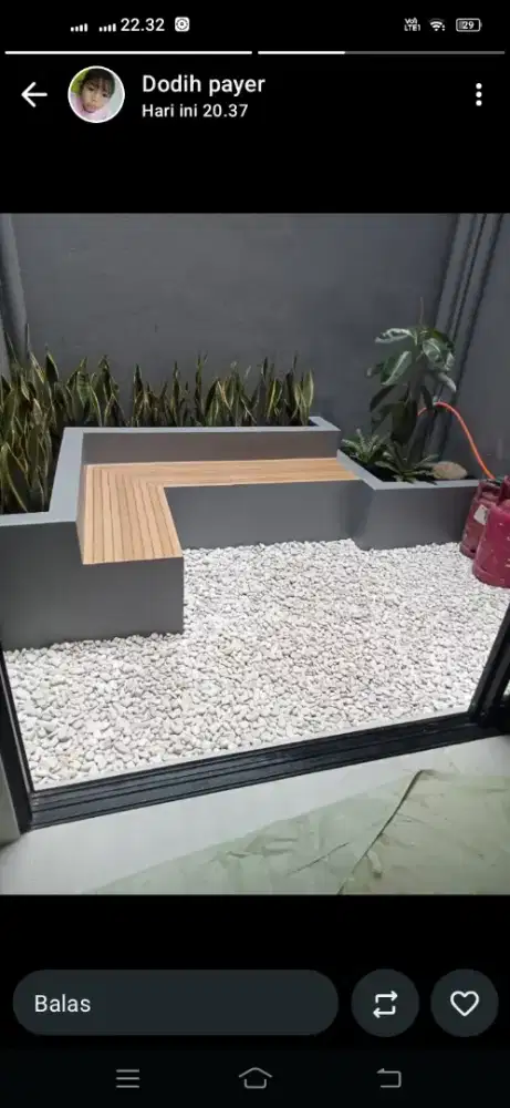 Jasa pembuatan bangku taman