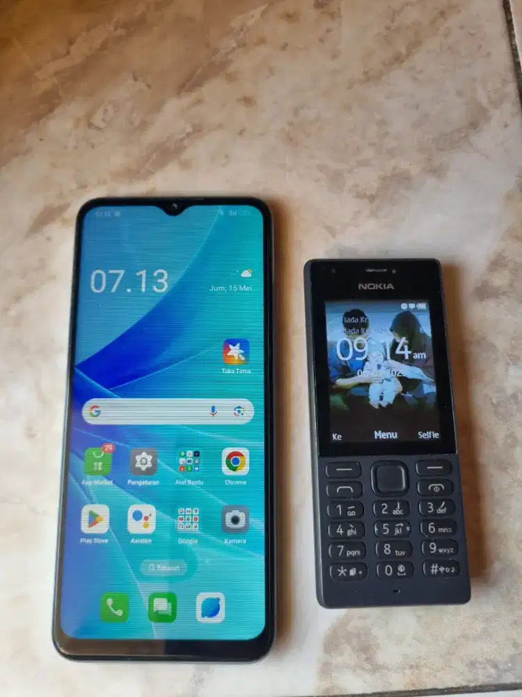 OPPO A57 + NOKIA