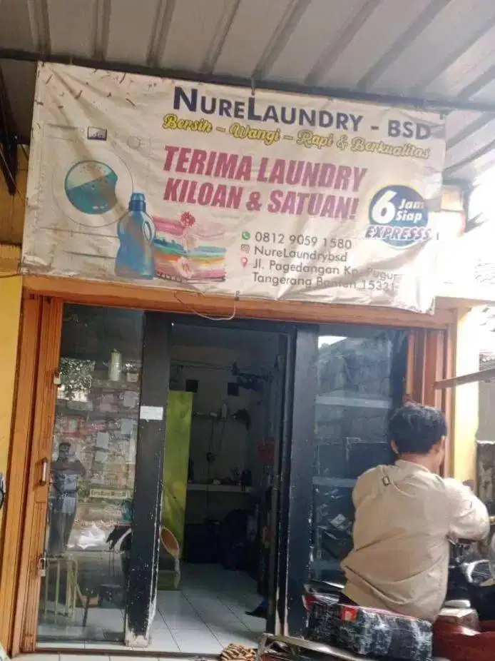 TAKE OVER LAUNDRY PAGEDANGAN-BSD