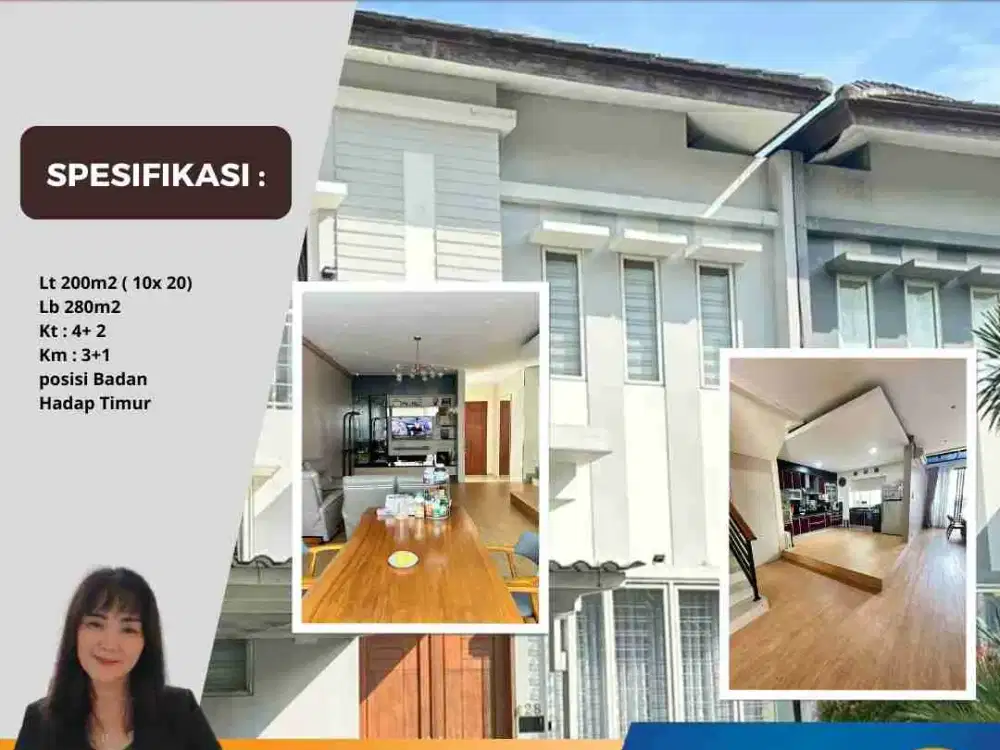 Jual Rumah Cluster Baverly Hills Karawaci Tangerang