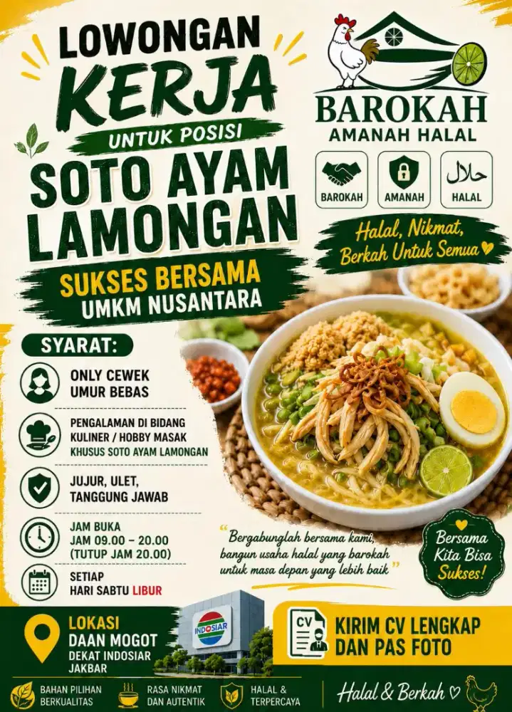 Lowongan kerja karyawati