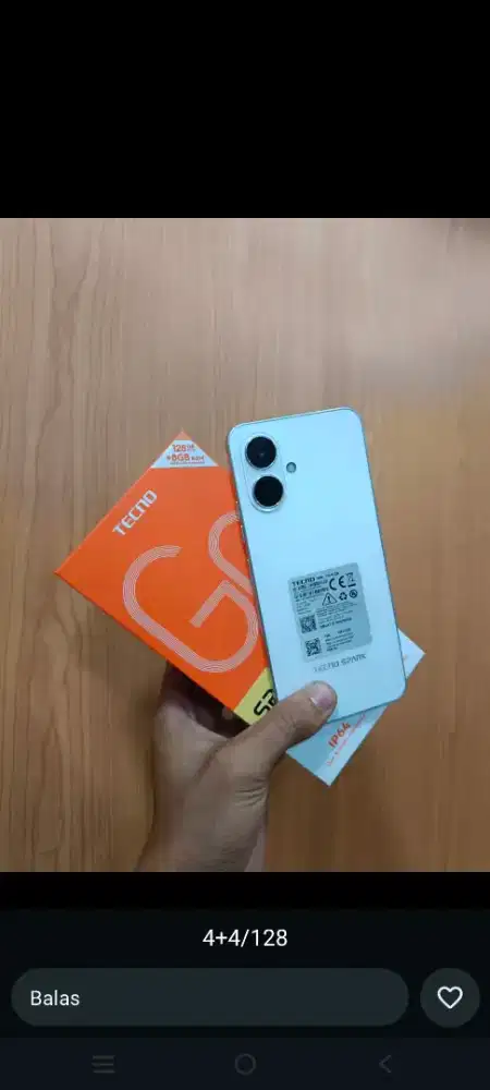 2nd : Spark go 2 4/128 4G murah
