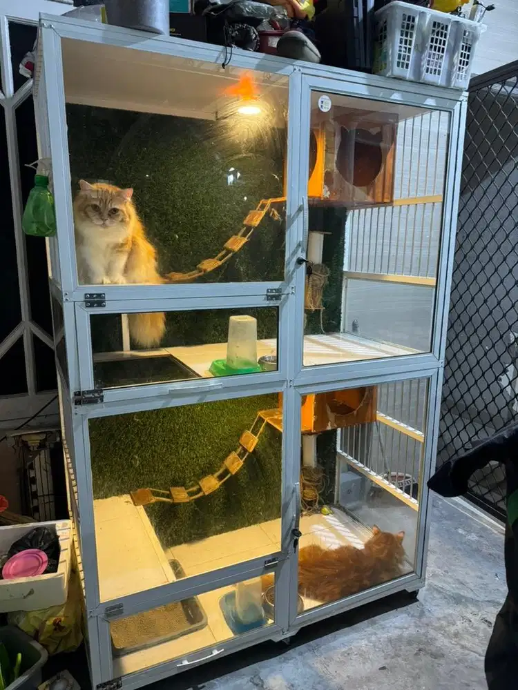 Jual Kandang kucing aluminium