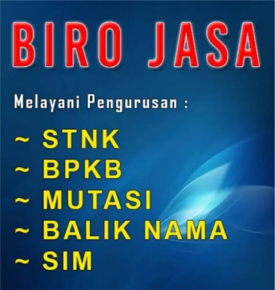 Biro Jasa Terpercaya Balikpapan Kaltim Stnk, mutasi, bpkb, sim, dll