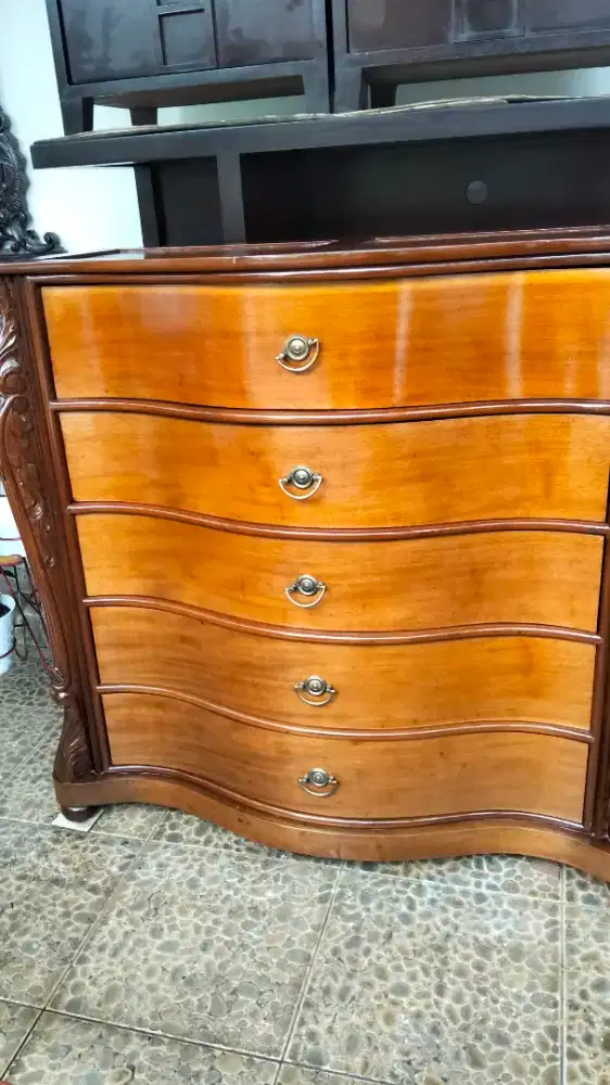 Drawer kayu jati