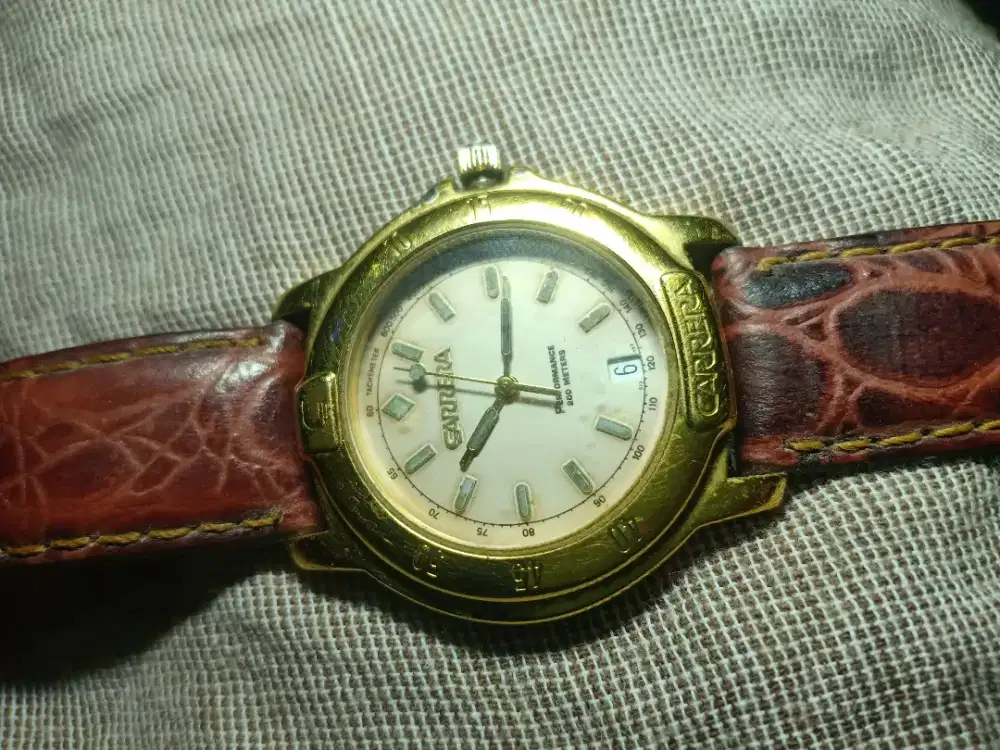 Jam/Watch/vintage Tag Heuer Carrera type 0261728 genuine