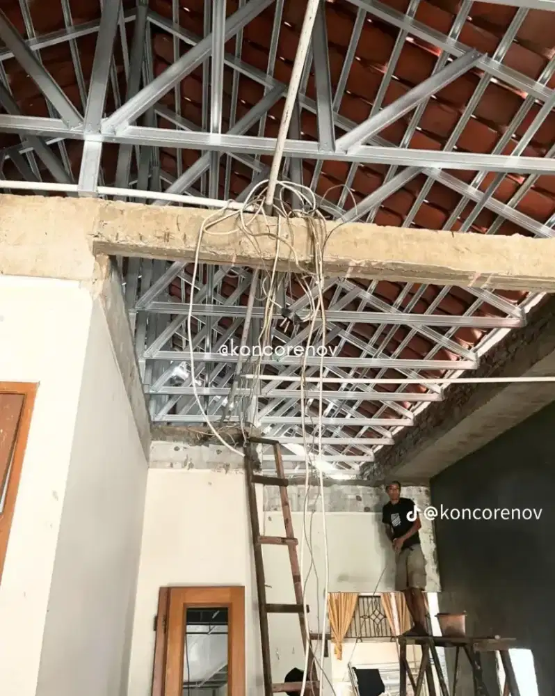 Menerima pemasang atapa baja ringan dan renowasi rumah