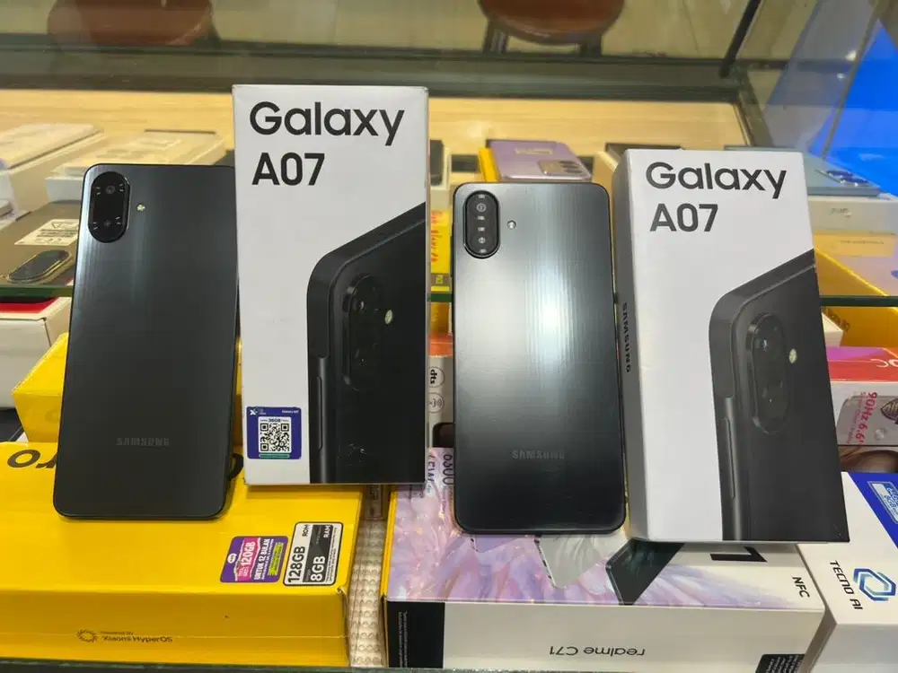 SAMSUNG A07 RAM 128GB LIKE NEW lengkap fulset original