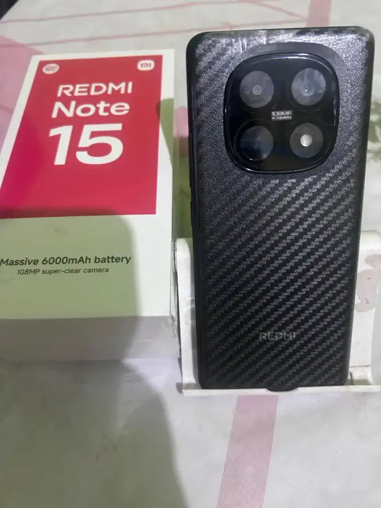 Redmi Note 15 4G ram 8/128 Black Hitam
