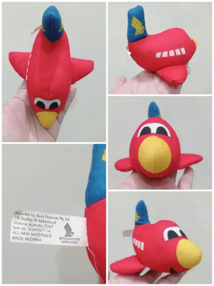 Boneka Pesawat Terbang SQ