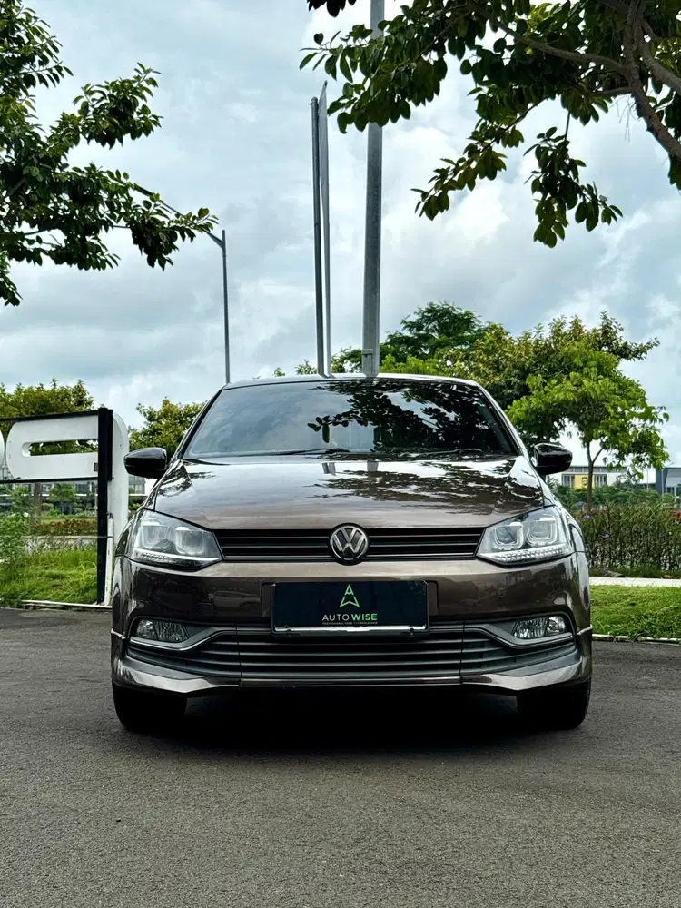 VW POLO 2017 1.2 TSI BROWN ON BLACK