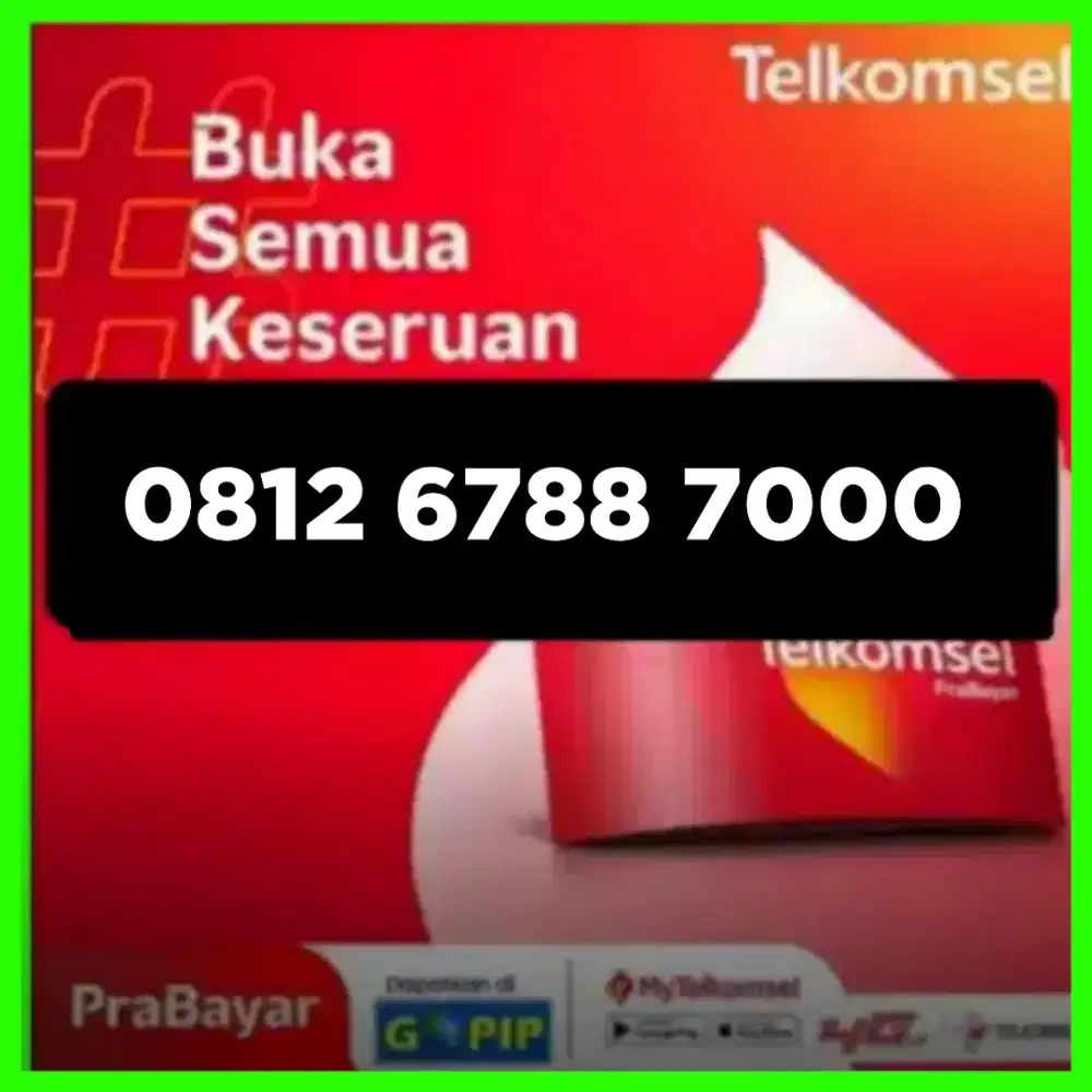Nomor cantik simpati Telkomsel super