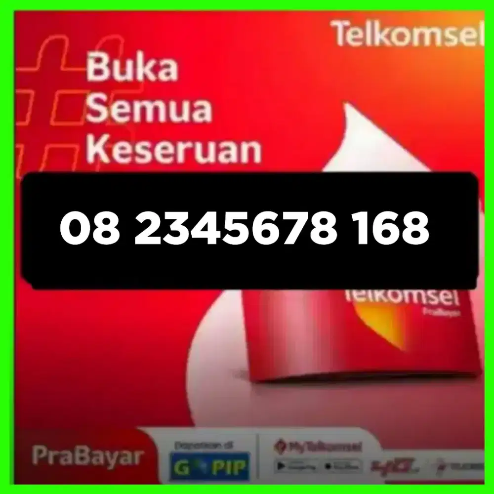 Nomor cantik simpati Telkomsel seri naik hoki China