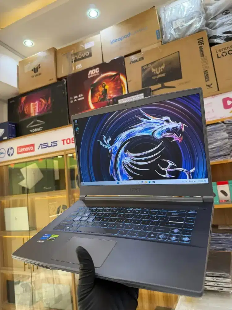 MSI Thin 15 MS 16R Core i5-12450H Ram 24GB RTX3050 4GB Garansi resmi