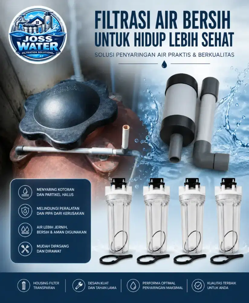 Jasa Pemasangan Pompa Air Perbaikan Filter Filtrasi Air Rumah Kantor