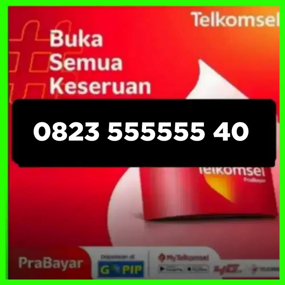 Buku tangkis nomor Cantik simpati Telkomsel 11 digit