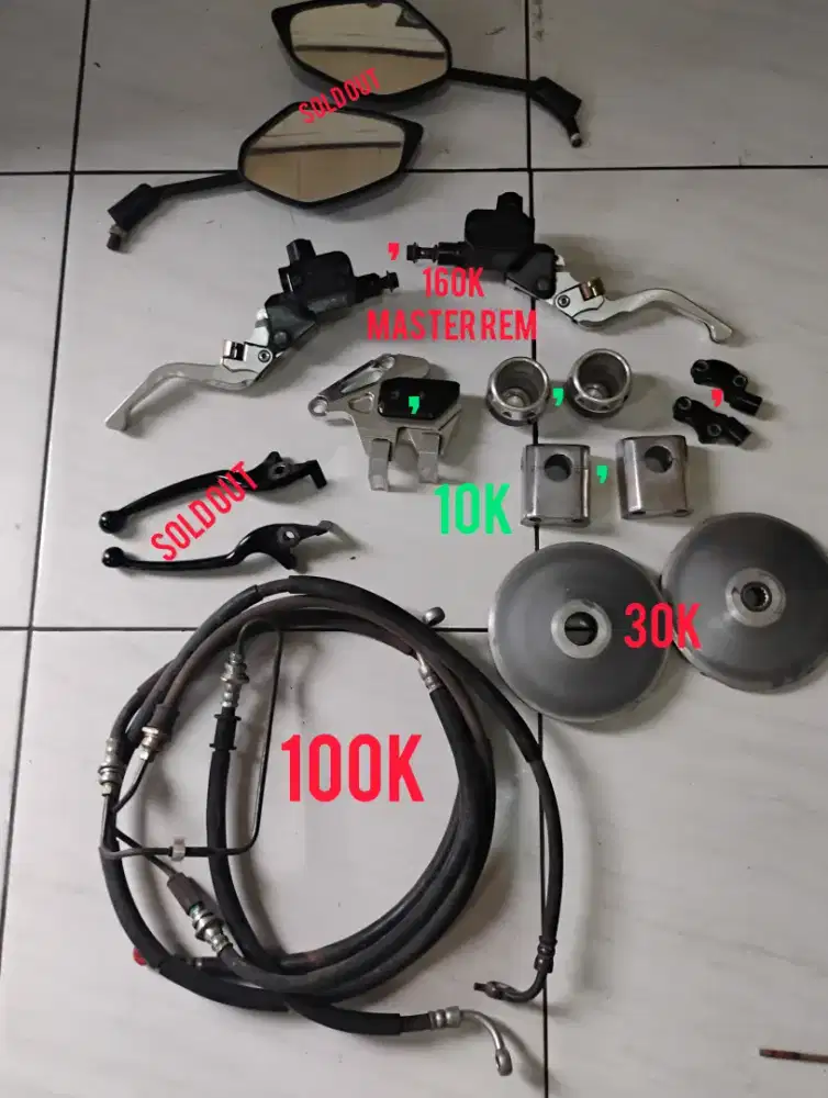 Aksesoris/ sperpart nmax