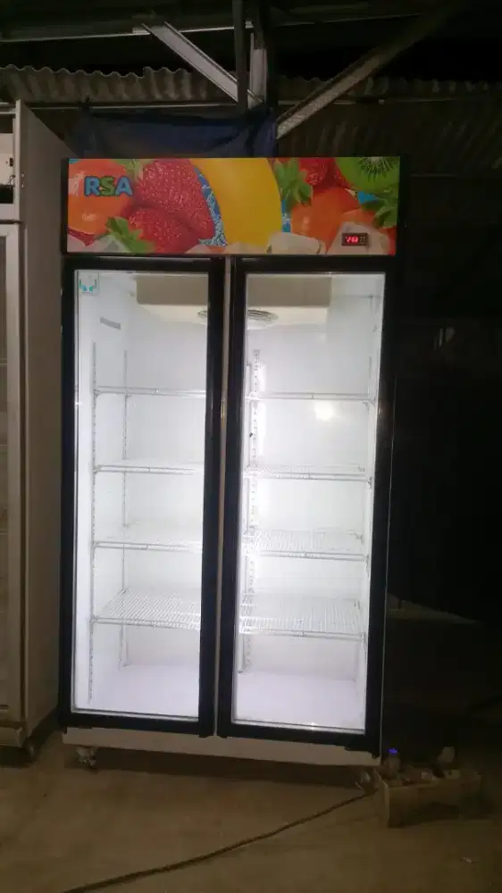 READY PENDINGIN MINUMAN/ SHOWCASE 2 PINTU