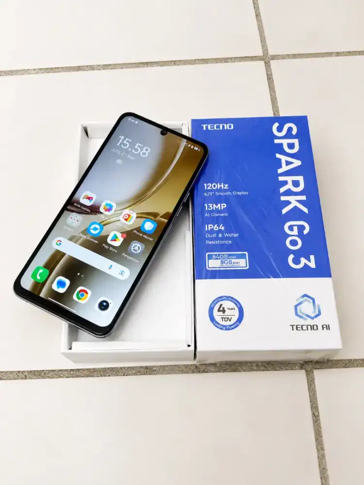 Tecno spark go 3 ram 4+4/64
