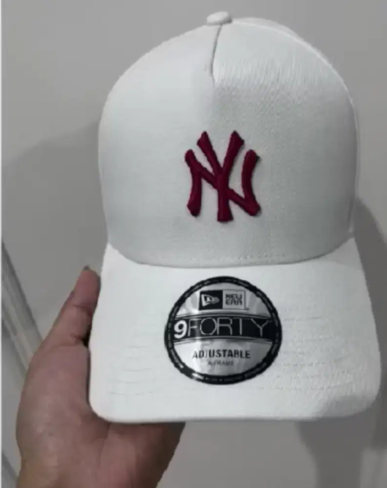 Topi new era original a-frame baru sekali pakai