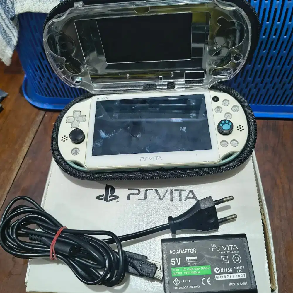 Ps Vita Slim Light Blue 128GB FULL GAMES SIAP MAIN