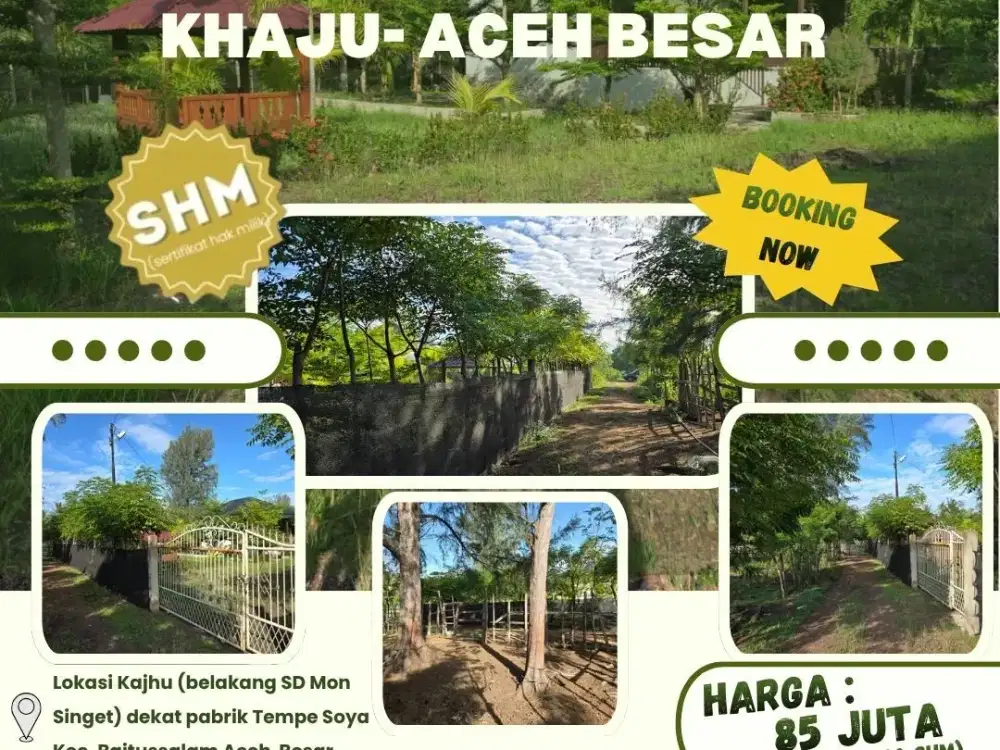 DUPRO Superland 13-Tanah kavling di lokasi Khaju, Aceh Besar