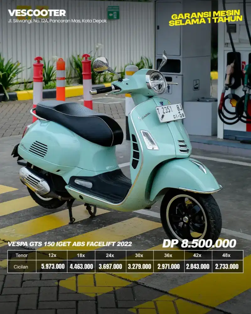 PIAGGIO VESPA GTS 150 4V IGET ABS FACELIFT 2022