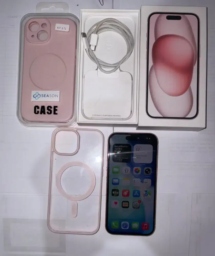 Iphone 15 128gb Pink Ibox Garansi ON