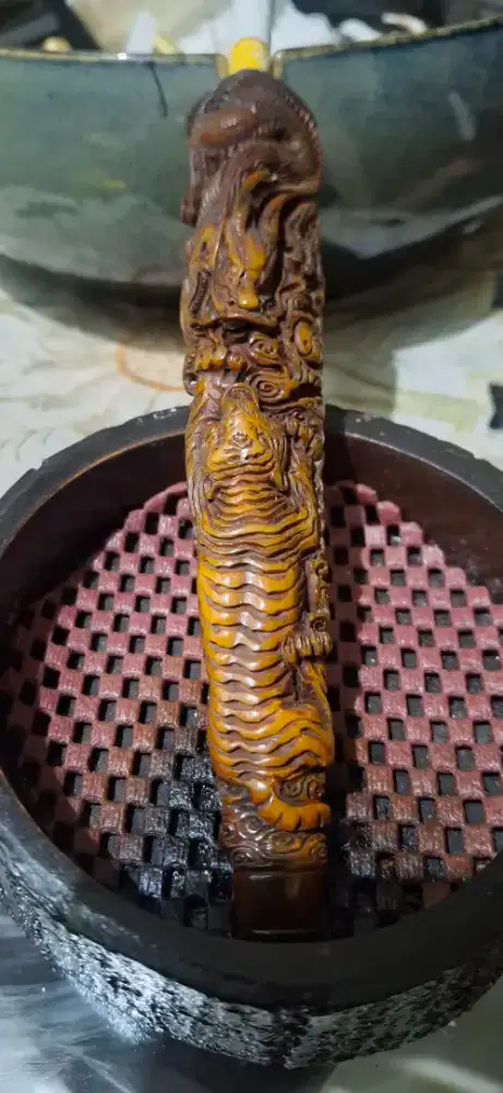 PIPA ROKOK ONCE PULEN GURIH FULL UKIR + SARKUL