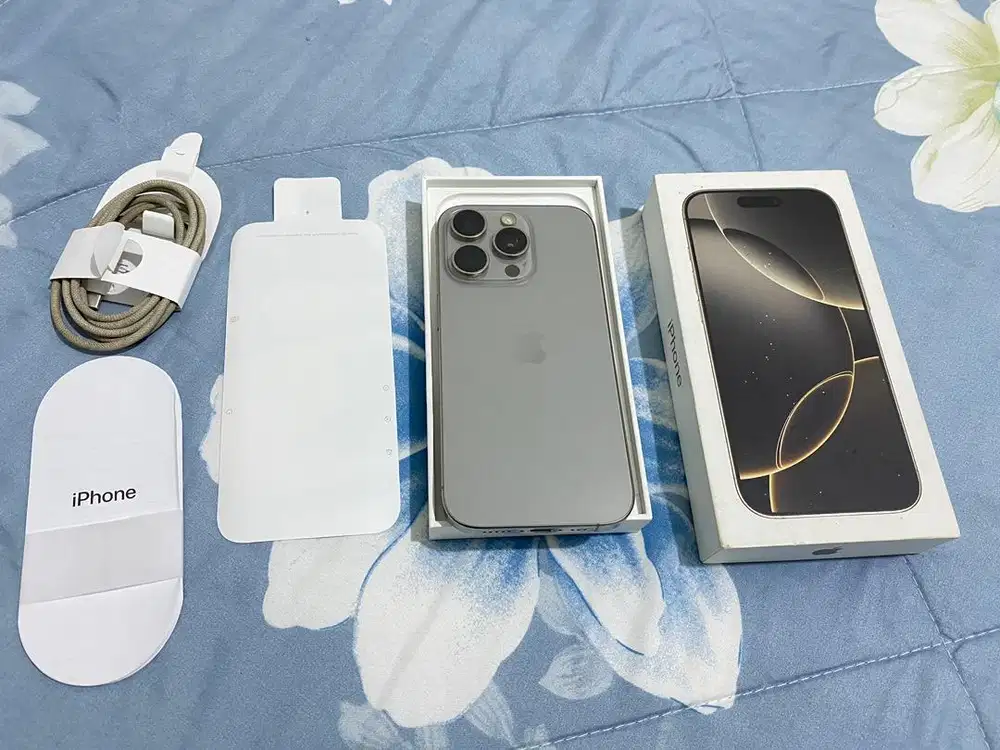 iPhone 16 Pro 128Gb Resmi Fullset Original
