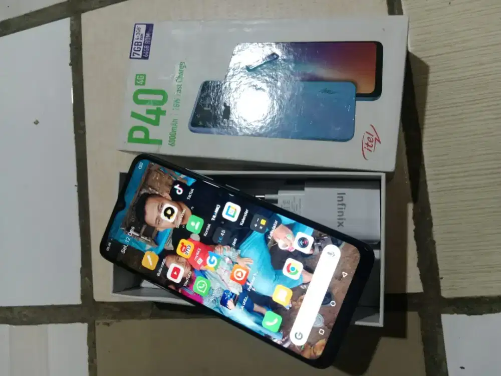 Itel p40 ram 4+3/64 fulset nominus