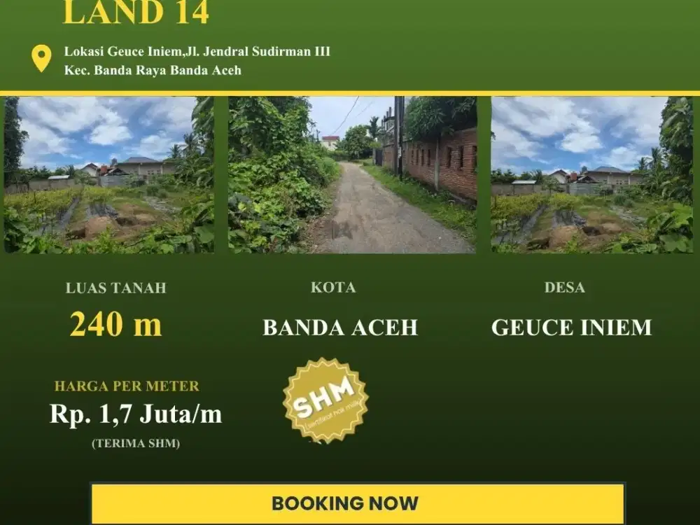DUPRO Superland 14-Geuce Iniem, Kec. Banda Raya, Banda Aceh